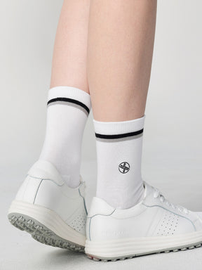 フィールド ダブルライン クルーソックス