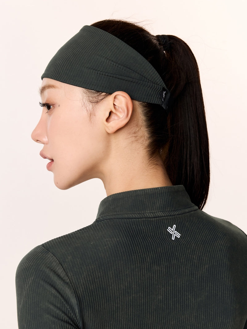 ミネラルウォッシュ リブ ヘアバンド