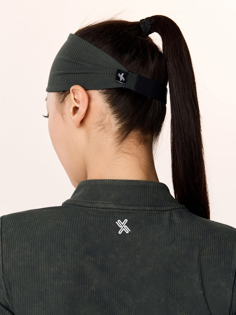 ミネラルウォッシュ リブ ヘアバンド