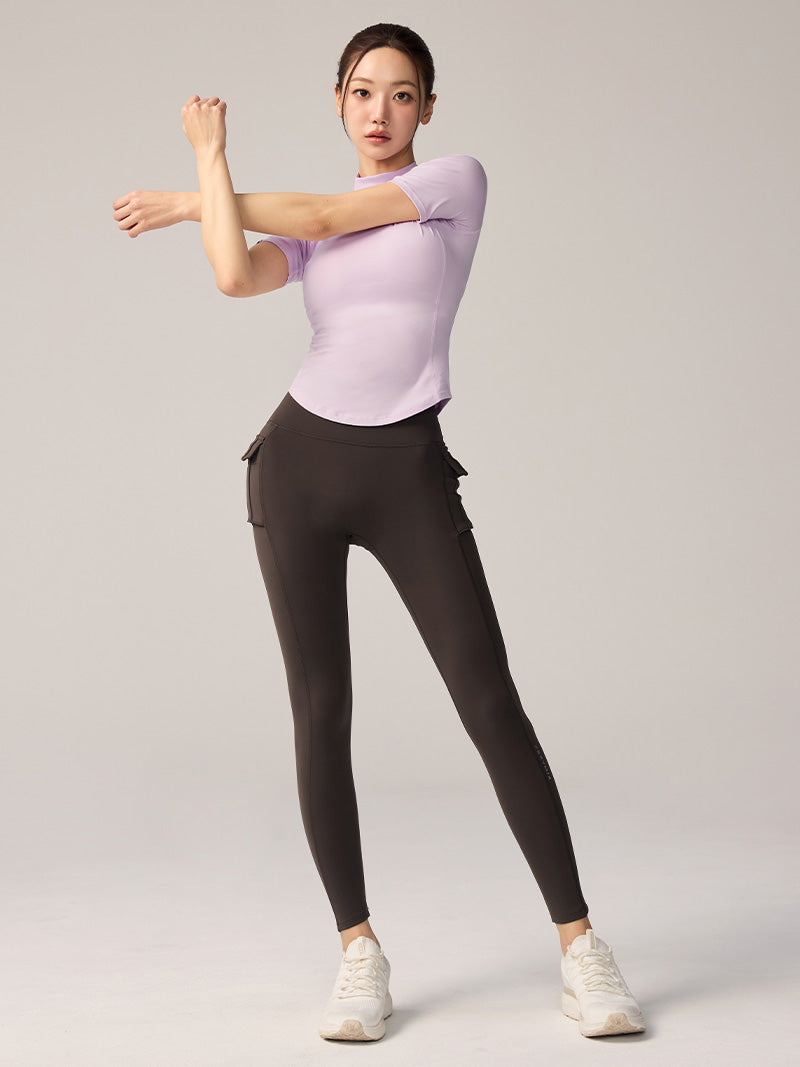 XWFLG01H3 BLACK LABEL シグネチャー360N カーゴ風 レギンス