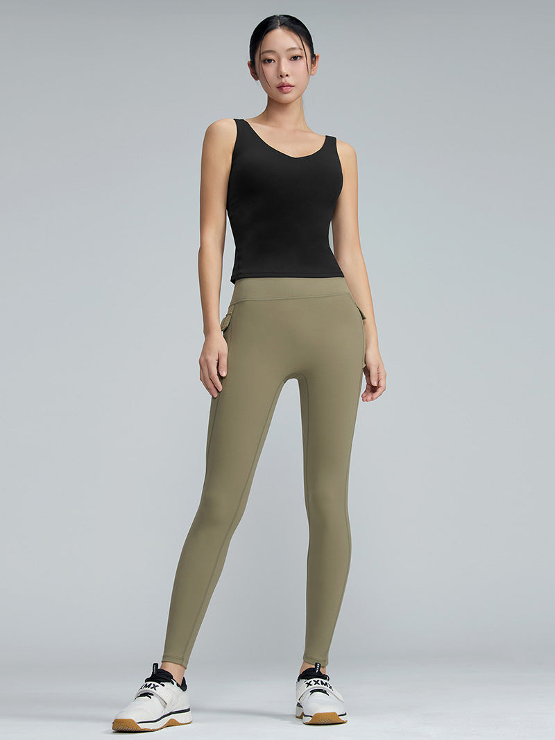 XWFLG01H3 BLACK LABEL シグネチャー360N カーゴ風 レギンス