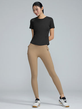 XWFLG01H3 BLACK LABEL シグネチャー360N カーゴ風 レギンス