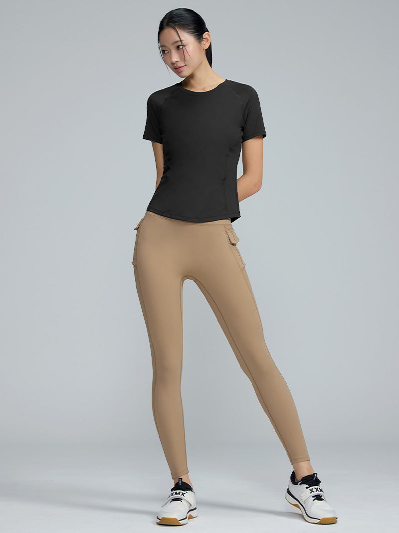 XWFLG01H3 BLACK LABEL シグネチャー360N カーゴ風 レギンス