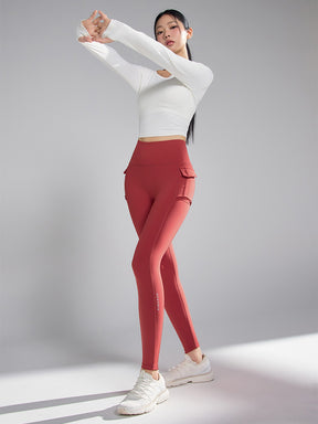 XWFLG01H3 BLACK LABEL シグネチャー360N カーゴ風 レギンス