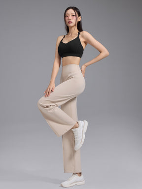 コンフォートファイン ピンタック入り ワイドパンツ ショート丈 & ロング丈