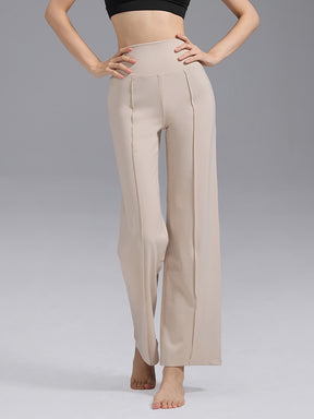 コンフォートファイン ピンタック入り ワイドパンツ ショート丈 & ロング丈