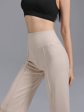 コンフォートファイン ピンタック入り ワイドパンツ ショート丈 & ロング丈