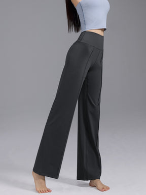 コンフォートファイン ピンタック入り ワイドパンツ ショート丈 & ロング丈