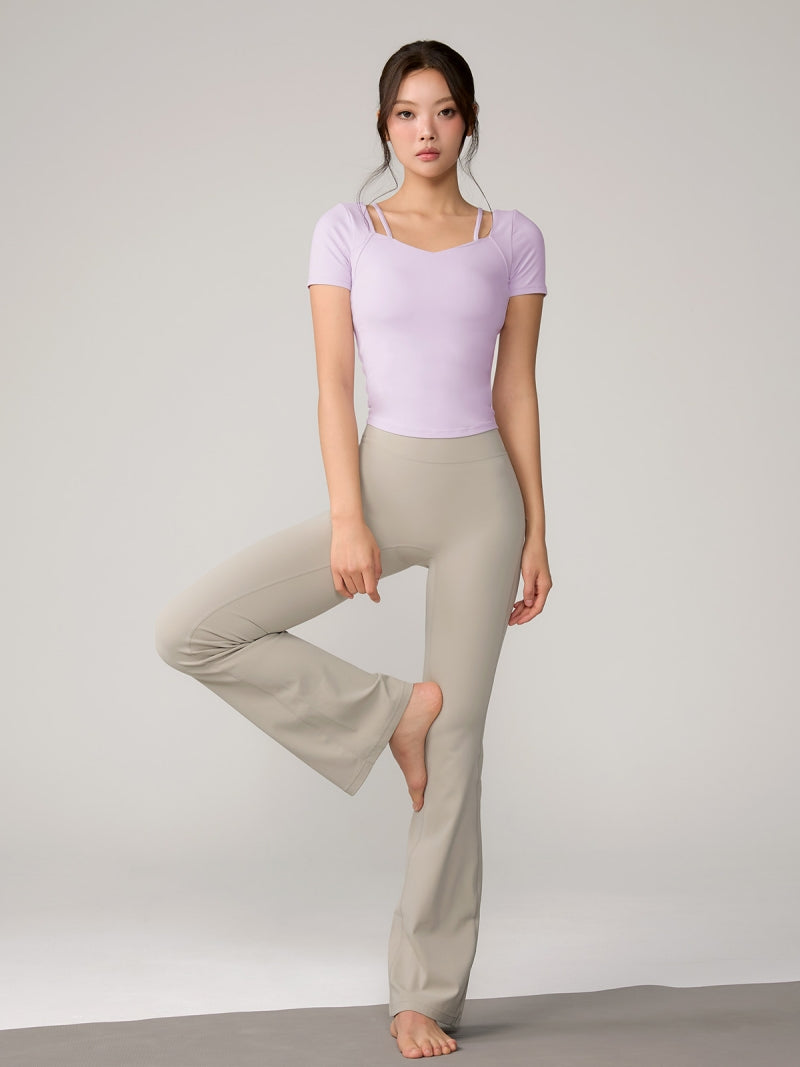 BLACK LABEL シグネチャー パワーライズ フレアレギンス ショート丈&ロング丈