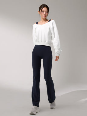 BLACK LABEL シグネチャー パワーライズ フレアレギンス ショート丈&ロング丈