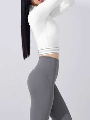 【裏起毛】BLACK LABEL シグネチャー パワーライズ フレアレギンス ショート丈&ロング丈