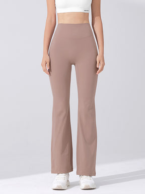 【裏起毛】BLACK LABEL シグネチャー パワーライズ フレアレギンス ショート丈&ロング丈