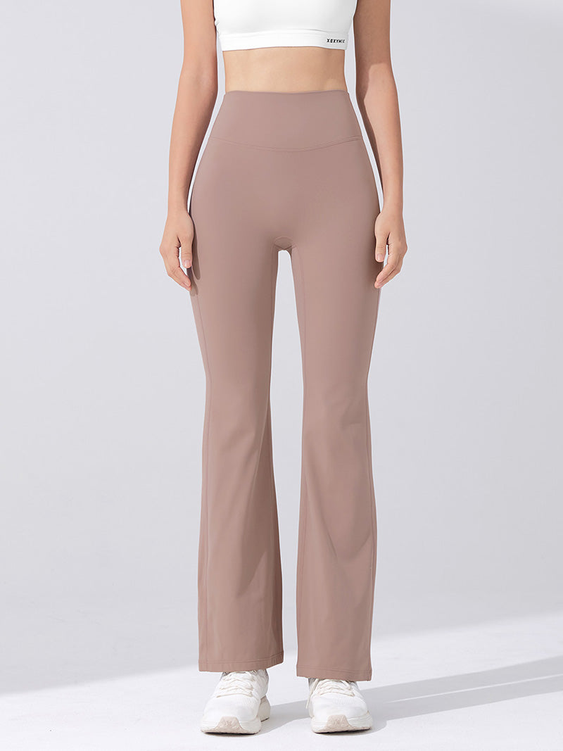 【裏起毛】BLACK LABEL シグネチャー パワーライズ フレアレギンス ショート丈&ロング丈