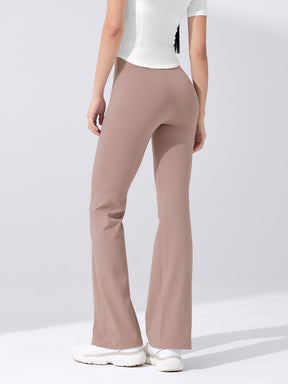 【裏起毛】BLACK LABEL シグネチャー パワーライズ フレアレギンス ショート丈&ロング丈