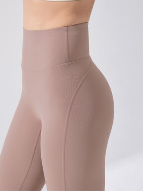 【裏起毛】BLACK LABEL シグネチャー パワーライズ フレアレギンス ショート丈&ロング丈