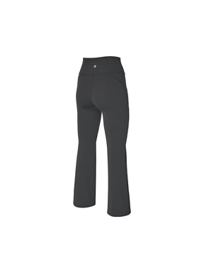 【裏起毛】BLACK LABEL シグネチャー パワーライズ フレアレギンス ショート丈&ロング丈