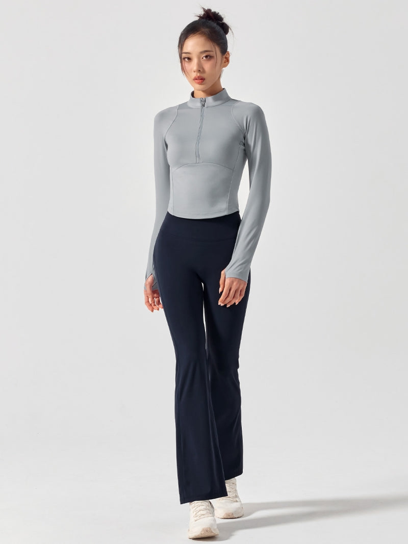 BLACK LABEL シグネチャー パワーライズ フレアレギンス ショート丈&ロング丈