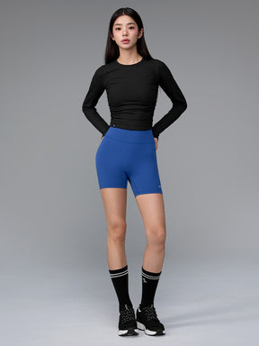 XWFLT05J3 サイドシャーリング入り クロップド丈 長袖