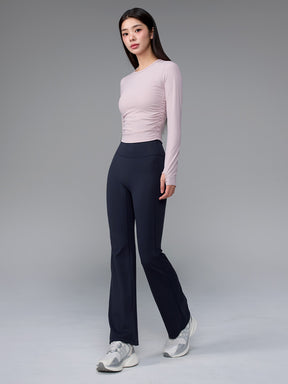 XWFLT05J3 サイドシャーリング入り クロップド丈 長袖