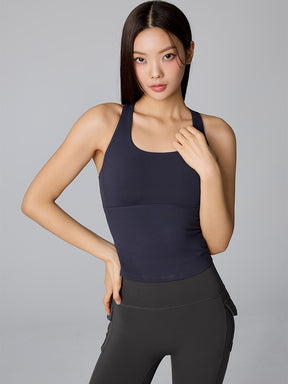 XWFSL03H2 クロス&スリット入り バックコンシャス ブラトップ