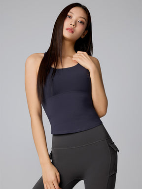 XWFSL03H2 クロス&スリット入り バックコンシャス ブラトップ