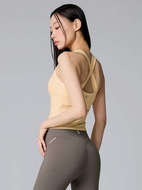 XWFSL03H2 クロス&スリット入り バックコンシャス ブラトップ