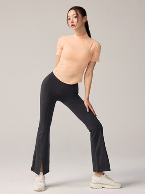 XWFST04J3 ピーチライク モックネック 半袖