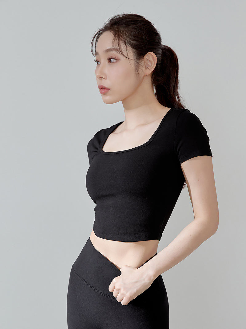 XT4312F XELLA INTENTION 半袖クロップド (単品)