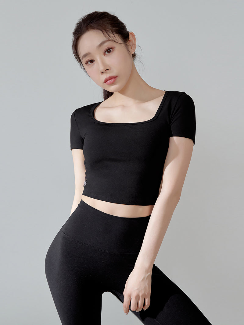 XT4312F XELLA INTENTION 半袖クロップド (単品)