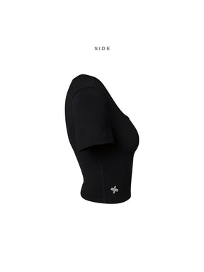 XT4312F XELLA INTENTION 半袖クロップド (単品)