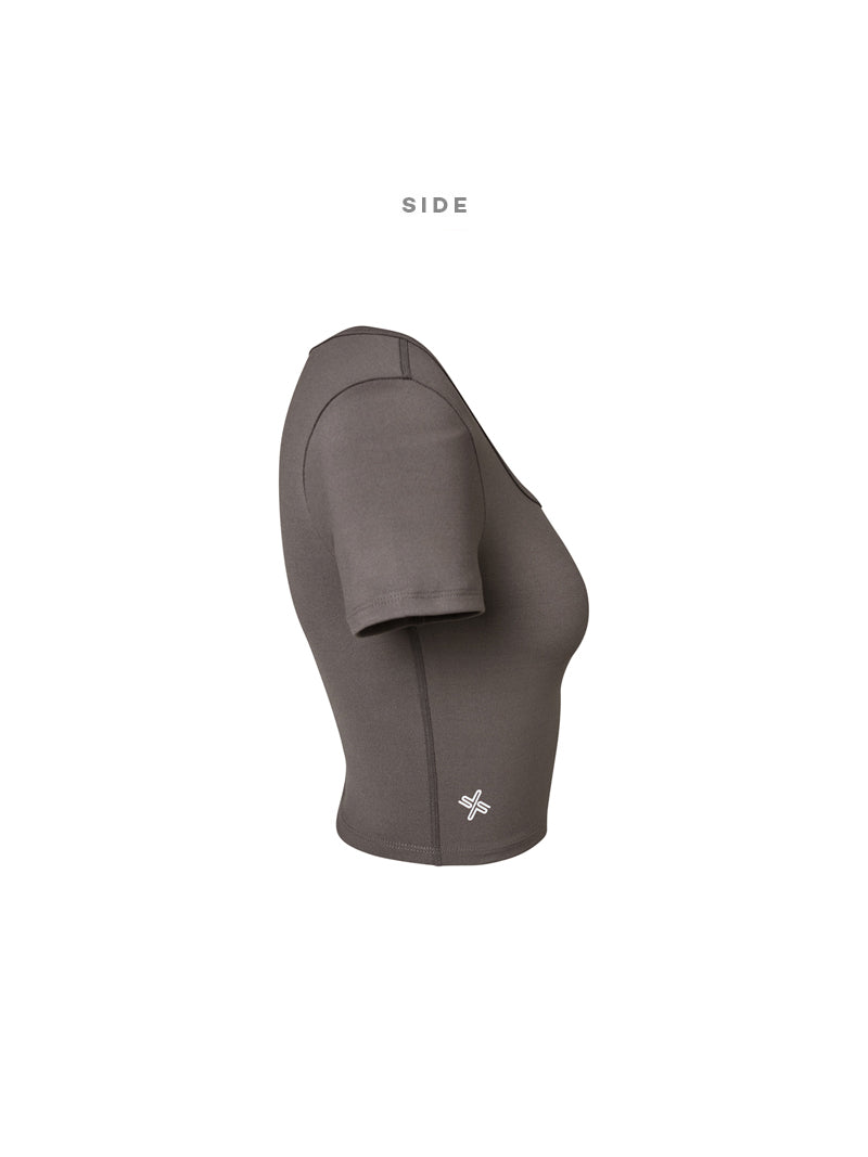 XT4312F XELLA INTENTION 半袖クロップド (単品)