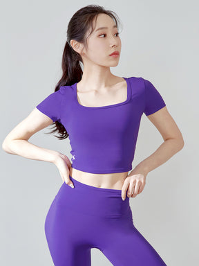 XT4312F XELLA INTENTION 半袖クロップド (単品)