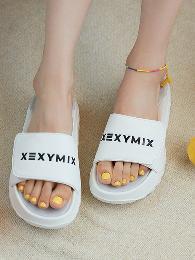 X-Slide 厚底スリッパ サンダル