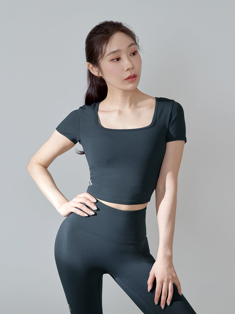 XT4312F XELLA INTENTION 半袖クロップド (単品)