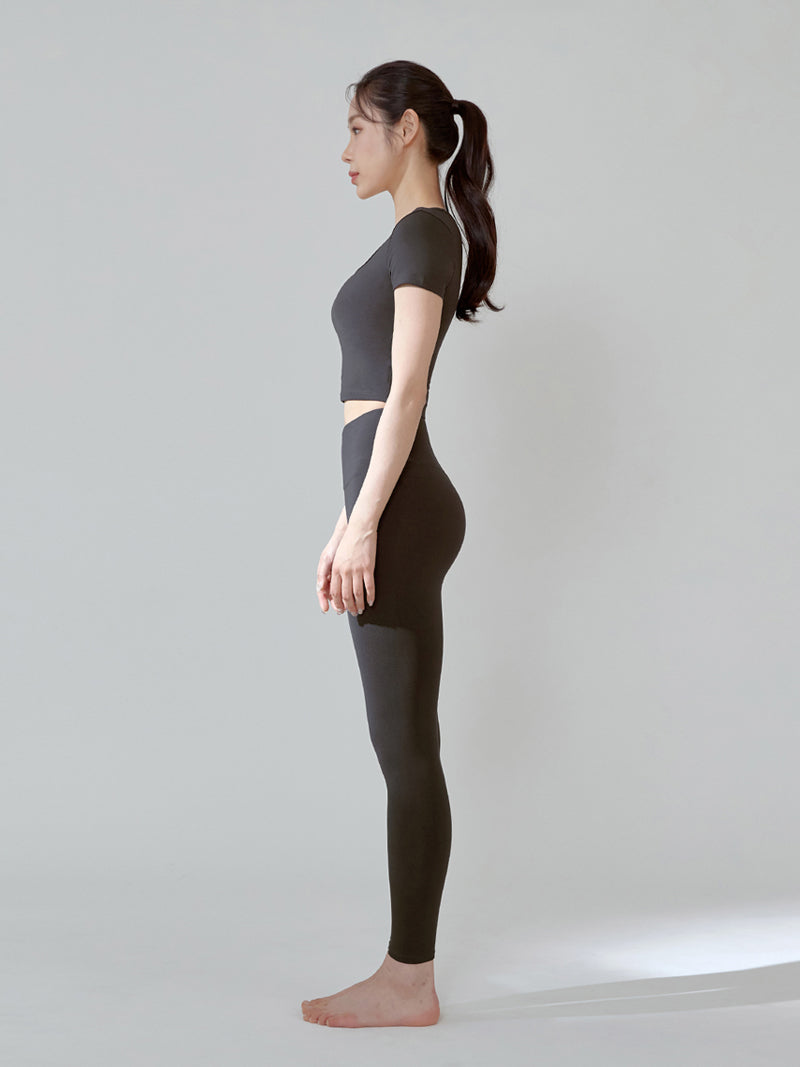 XT4312F XELLA INTENTION 半袖クロップド (単品)