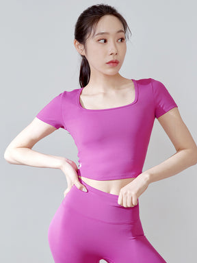 XT4312F XELLA INTENTION 半袖クロップド (単品)