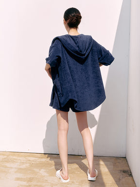XA5387G コットンテリー フレアショートパンツ (単品)