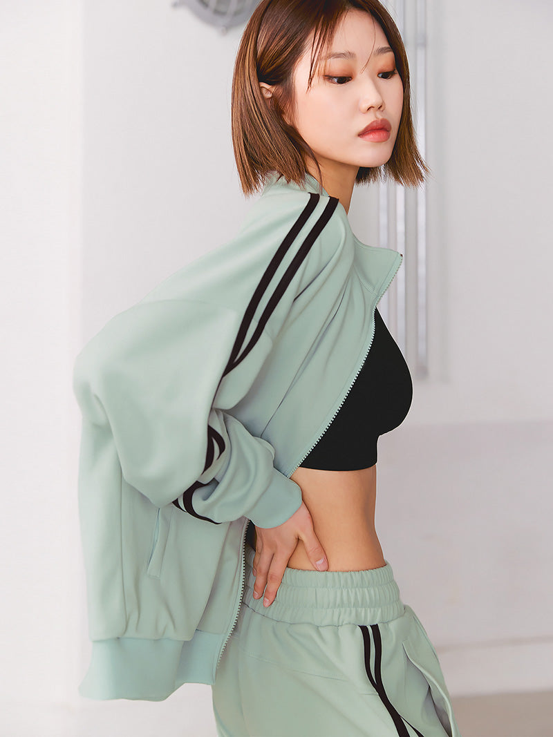 XA5363G サイドライン入り トラック ジップアップ (単品)