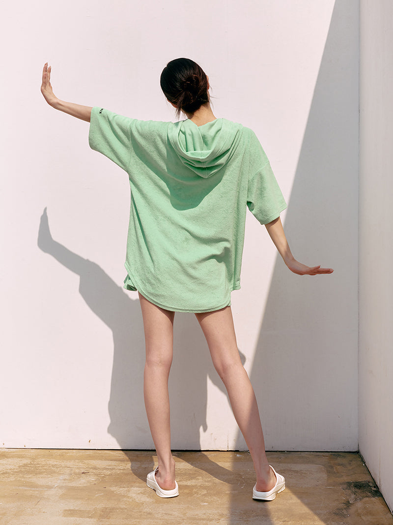 XA5387G コットンテリー フレアショートパンツ (単品)