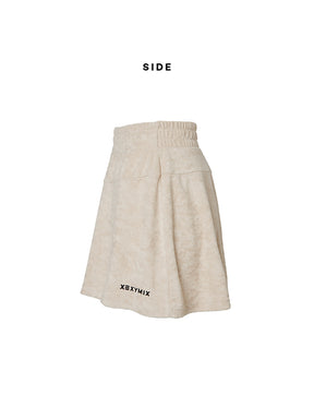 XA5387G コットンテリー フレアショートパンツ (単品)